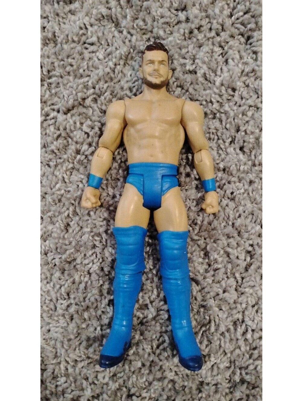 WWE Finn Bálor Mattel Basic Series Action Figure – Blue Gear 7"